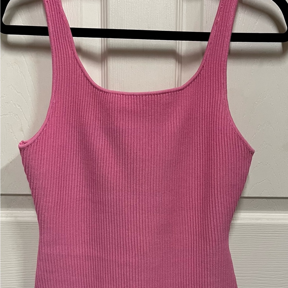 Pink Cropped Tank